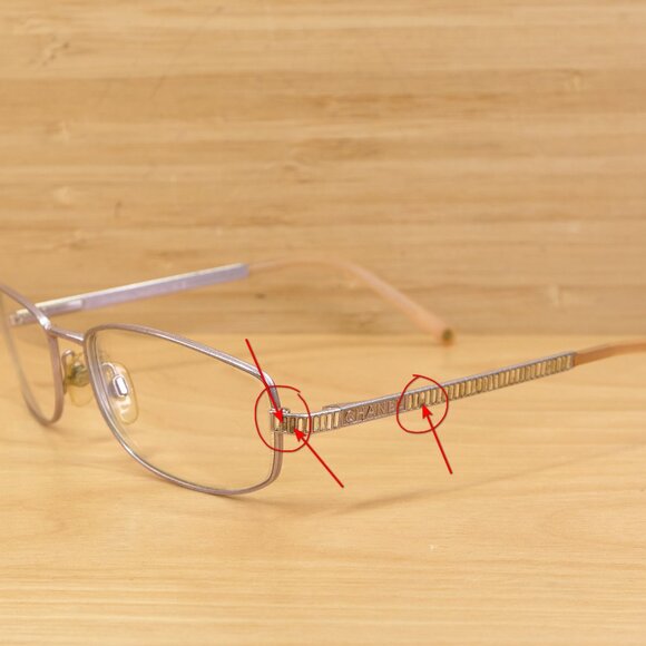 CHANEL 2086-B c.297 Women's Eyeglasses Metal Frames / 54-17-135 / Made in Italy - Picture 3 of 11